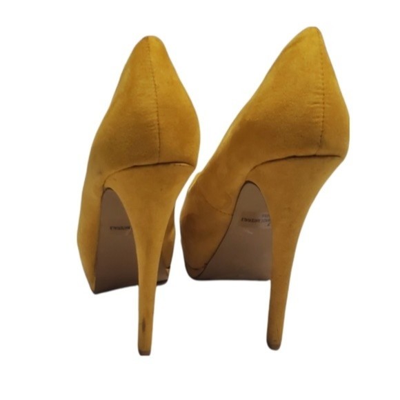 SUEDE Platform Heels - Picture 7 of 8